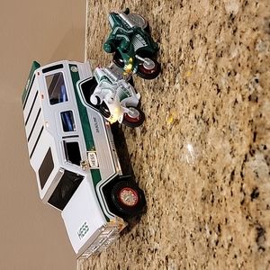 Hess sport utility vehicle and motorcycles